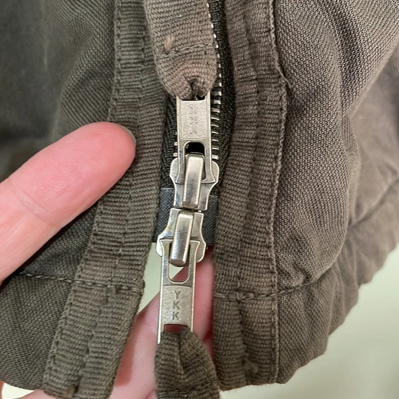 Madewell Modern Military Style Jacket Coat Green Sz Small - Picture 7 of 15